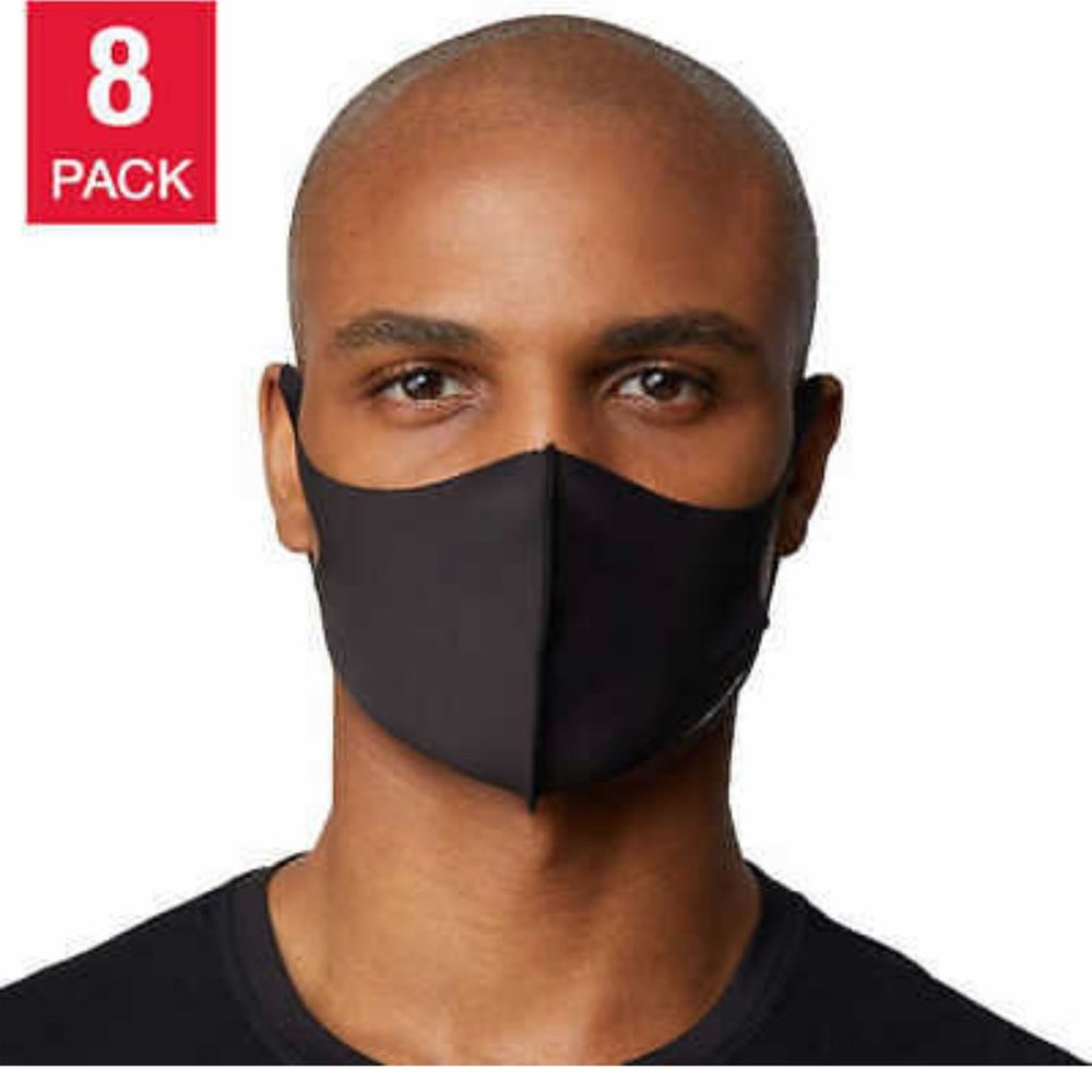 32 Degrees Adults Mask (Unisex Face Cover Extended)(Size 8-PACK)